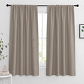 RYB HOME Blackout Curtains for Bedroom Living Room 63 inches Long, Thermal by RYBHOME