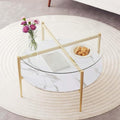 LumFurn Round Coffee Table for Living Room, Mid-Century Modern Design, D30 x H17 by LumFurn