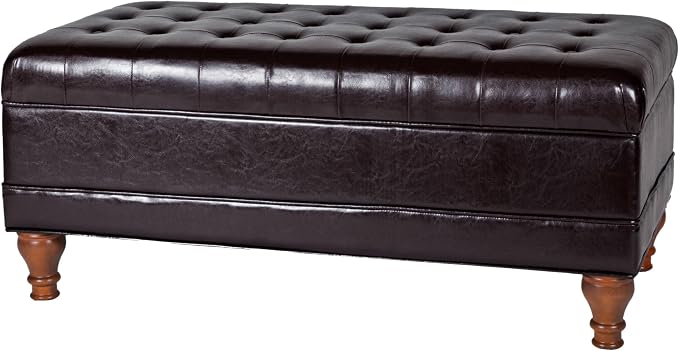 HomePop Deluxe Tufted Storage Bench - Image 5