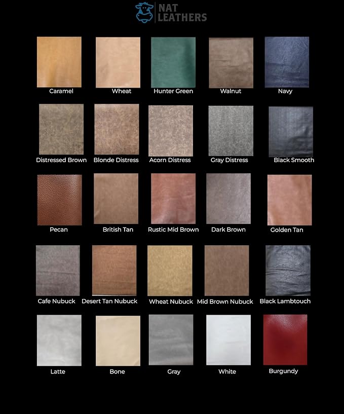 Cafe Brown Nubuck Soft Faux Leather Fabric Sheet PU Leather Sold by The Yard - Image 7