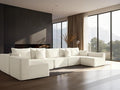168" Cloud Sectional Couch, Comfort U Shaped Sofa by VYUXWO
