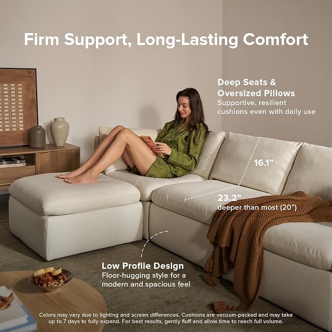 mopio Oversized Modular Sectional Sofa - Image 3