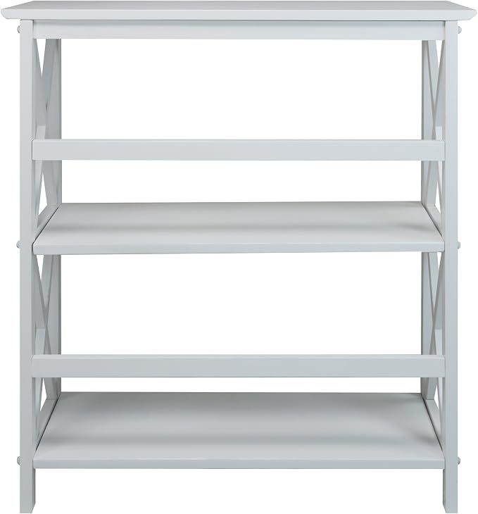 Casual Home Montego 3-Shelf Bookcase - Image 8