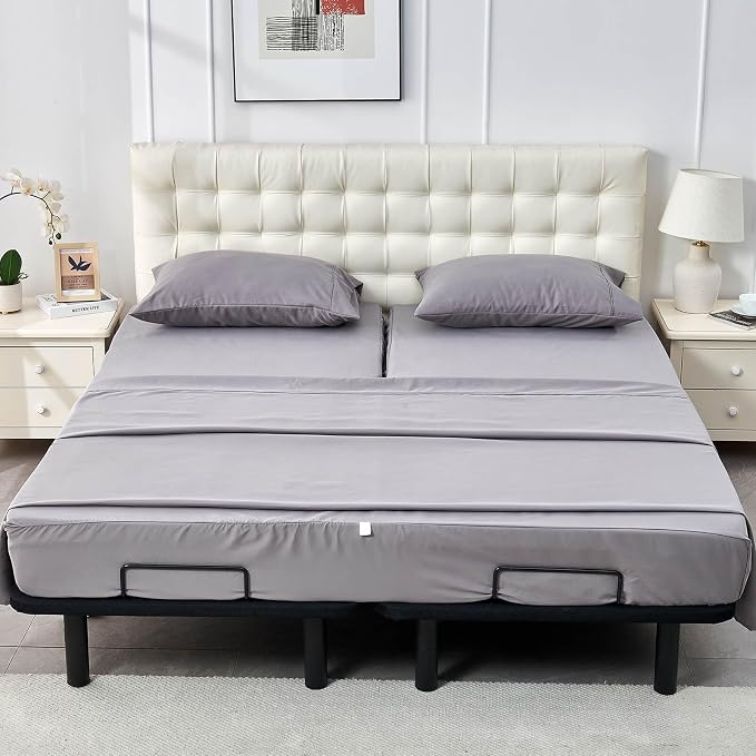 Kingnex Half Split Top King Sheets Set - Image 7
