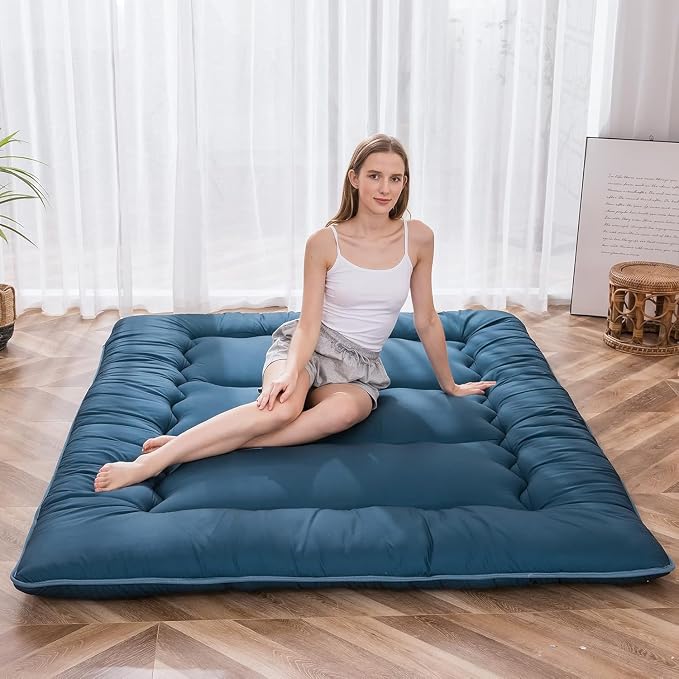 MAXYOYO Japanese Floor Mattress Futon Mattress, Thicken Sleeping Pad Foldable - Image 3