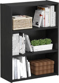 Furinno PASIR Book Shelf, 3-Tier Bookshelf, Storage Shelves Bookcase, 9.7 x by Furinno-FitsYourSpaceFitsYourBudget