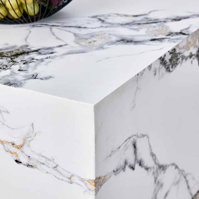 39.3'' Marble Coffee Table - Image 9