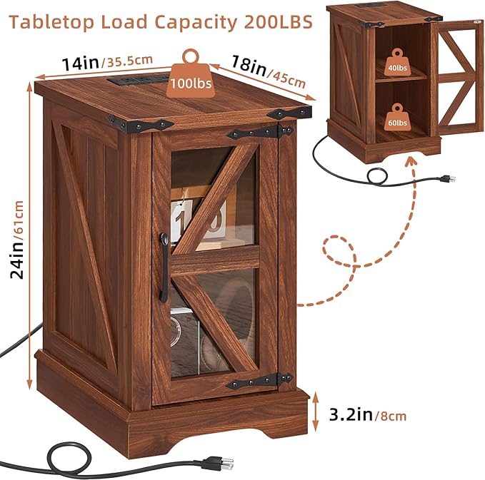 Joaxswe Narrow Night Stand Set 2 - Image 3