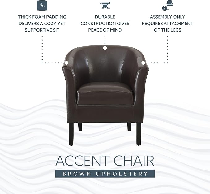 Linon Home Dcor Linon Home Decor Simon Club Chair - Image 12