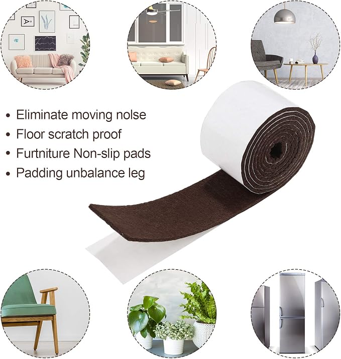 Shappy 2 Packs 120 x 2 x 0.12 Inch Felt Strips - Image 2