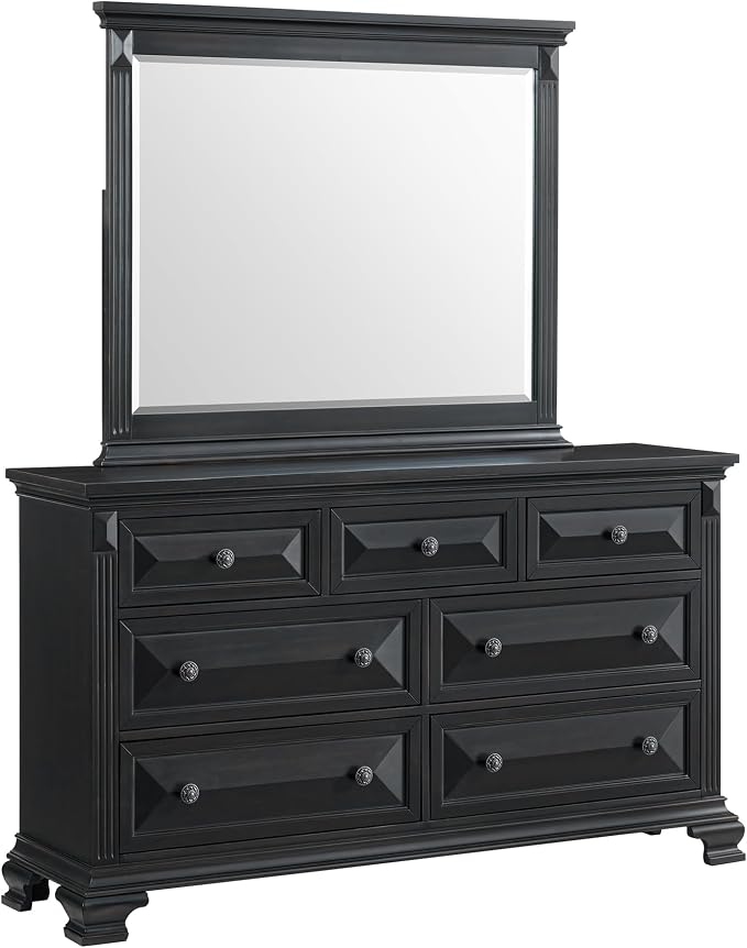 Picket House Furnishings Sumner King Panel 5PC Bedroom Set in Black - Image 5