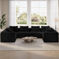 Novilla 141" Modular Sectional Sofa, Modern Cloud Sectional Couch by Novilla