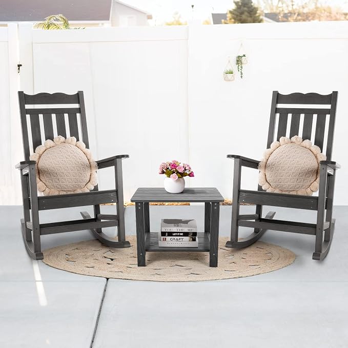 Stoog Outdoor & Indoor Rocking Chair, All-Weather Porch Rocker - Image 2