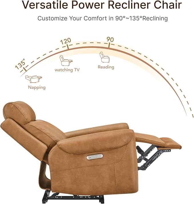 KISLOT Leather Recliner Chair for Adults Wall Hugger RV Recliner - Image 5
