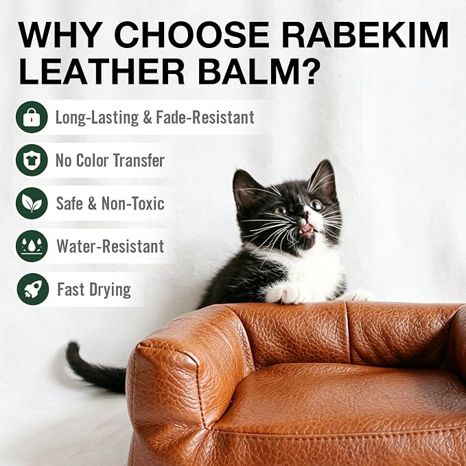 Dark Gray Leather Repair Kit, Leather Recoloring Balm – Restore & Repair Faded - Image 6