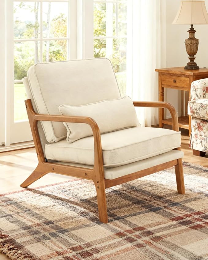 Karl home Accent Chair Mid-Century Modern Chair by Karlhome