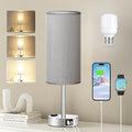 Fenmzee Grey Nightstand Table Lamp by Fenmzeelighting