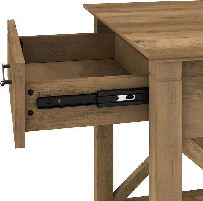 Bush Home End Table with Drawer, Nightstand with Storage, Living Room and - Image 4