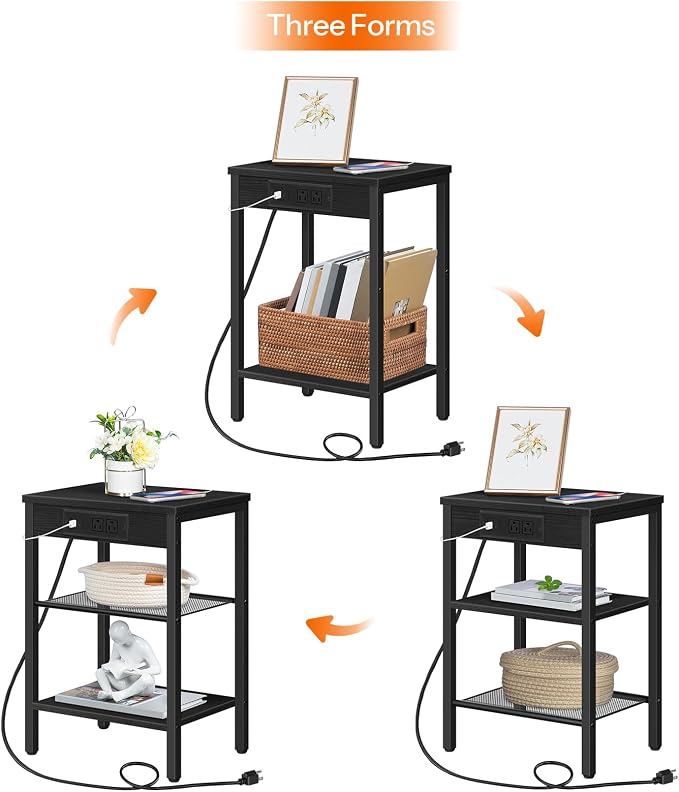 HOOBRO Side Tables Set of 2 - Image 7