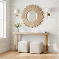 Plank+Beam Solid Wood Console Table, 56 Inch, Sofa Table, Narrow Entryway Table by PlankBeam