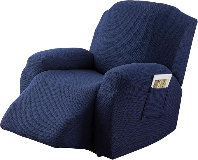 Genina Recliner Chair Covers, Stretch Reclining Chair Cover, Recliner Sofa - Image 8
