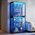 BROTTAR Display Cabinet with Glass Door, 6-Tier 71" Curio Cabinet with 3 Color by BROTTAR