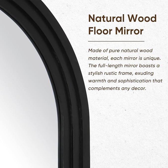 Full Length Mirror, Oversized Stand Up Mirrors Large Wall Mirrors, Wall Mounted - Image 4