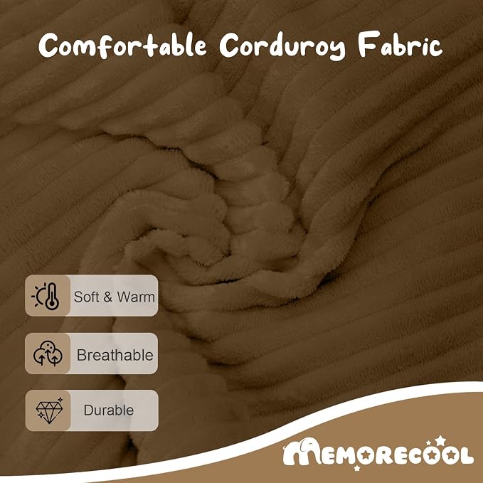 MeMoreCool Modular Kids Couch, Corduroy Play Toddler Couch - Image 6