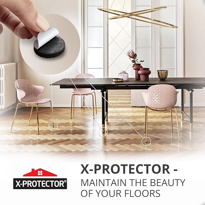 Felt Furniture Pads 235 PCS X-Protector! Huge Quantity of Black Furniture Pads - Image 6