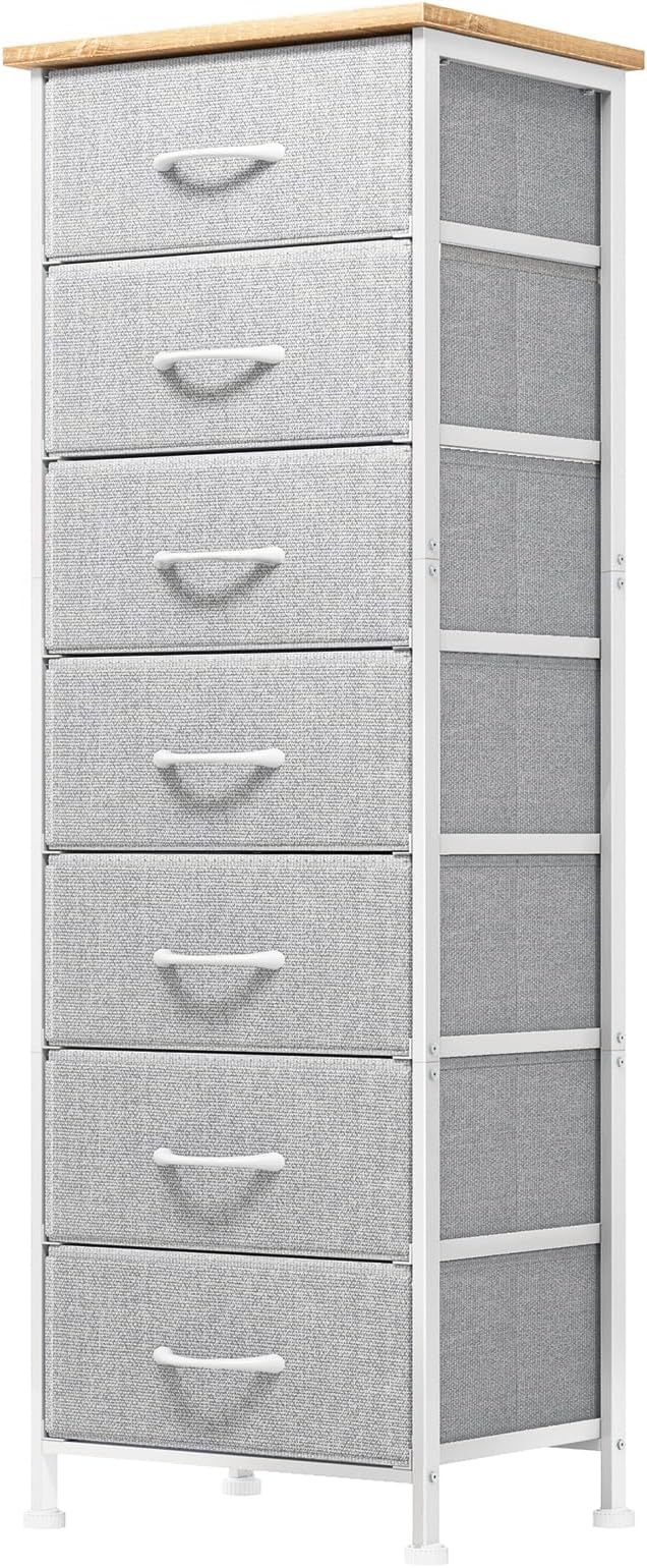 Fixwal Tall Dresser for Bedroom, Storage Dresser Organizer by Fixwal