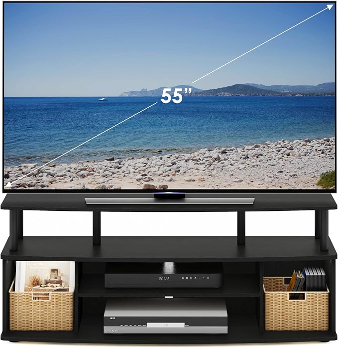 Furinno Jaya Large Entertainment Center Hold up to 55-in TV - Image 4