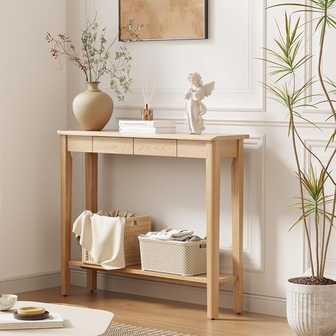 AQIMUELE Wood Console Table - Image 7
