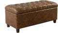 Homepop Home Decor | Button Tufted Storage Bench | Ottoman Bench by HomePop