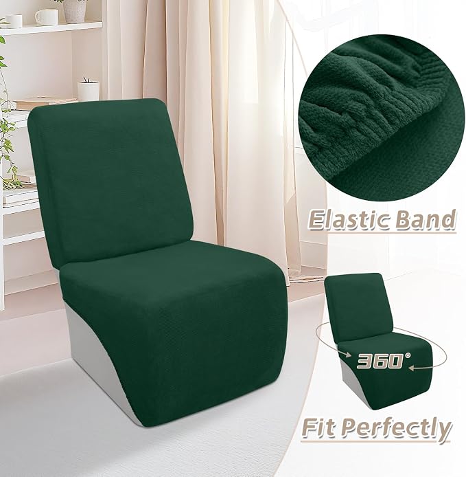 Arfntevss Sectional Recliner Couch Covers Velvet Corner Sectional Sofa Cover - Image 6