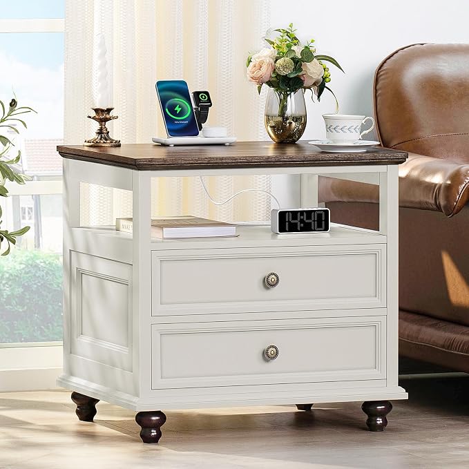 Joaxswe Farmhouse Nightstand by Joaxswe