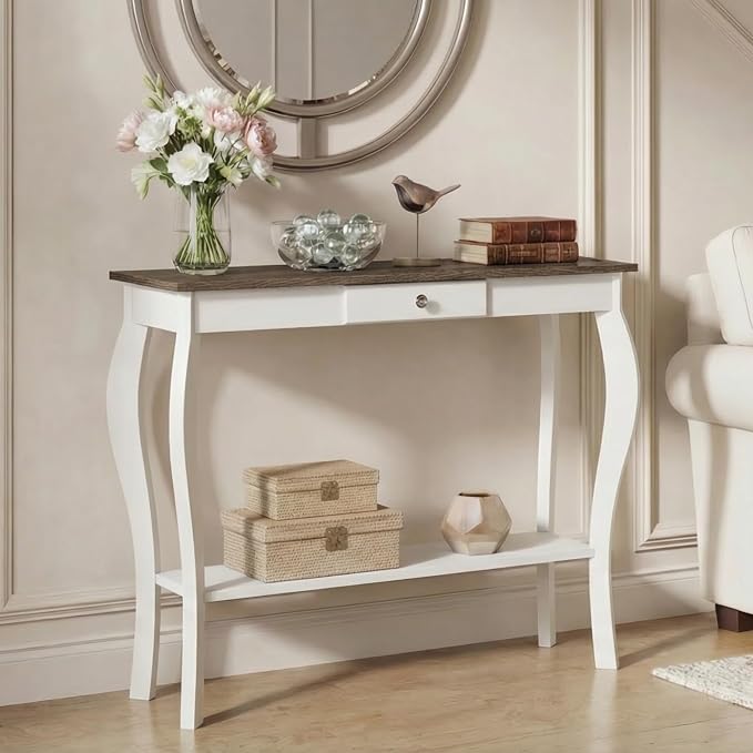 ChooChoo Narrow Farmhouse Console Table - Image 4