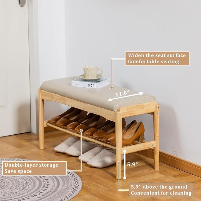 SOBIBO Entryway Shoe Bench - Image 6