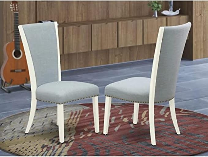 East West Furniture VEP2T15 Verona Parson Dining Chairs - Image 2