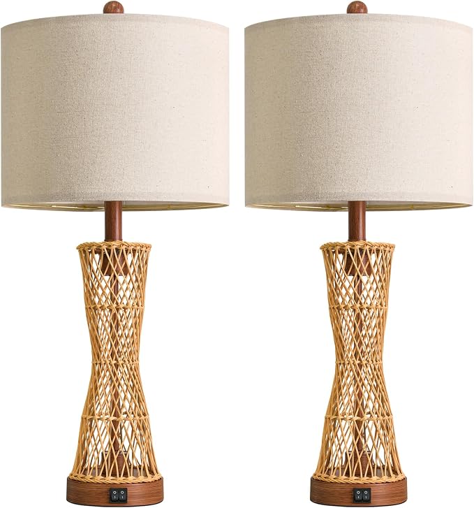 OYEARS 27" Table Lamps Set of 2 - Image 7
