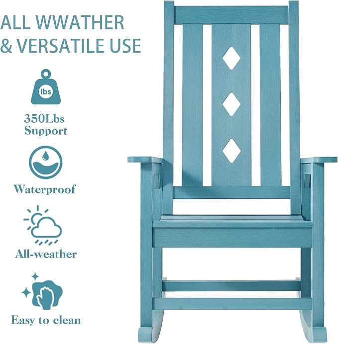 Oversized Rocking Chair, Outdoor Rocking Chair - Image 6