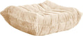 Bean Bag Ottoman, Memory Foam Lazy Bean Bag Sofa, Fireside Chair Foot Rest by Cansunna