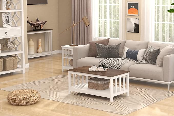 ChooChoo Farmhouse Coffee Table, 40 Inch - Image 7