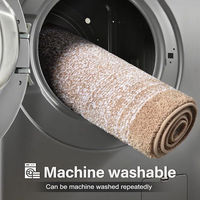 Bathroom Rugs 30x20 Non Slip Washable, Soft Absorbent Quick Dry Mats - Image 9