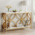 GiftGo Narrow Sofa Table 47.2 Inch, Industrial Sofa Table Behind Couch by GiftGoDirect