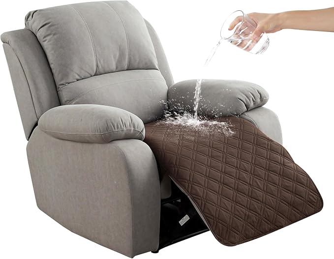 Genina Waterproof Recliner Chair Covers, Recliner Cover by Genina