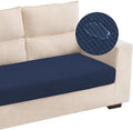 Water Repellent Couch Cushion Cover Loveseat Cover, Stretch Sectional Sofa Seat by TOPYUMH