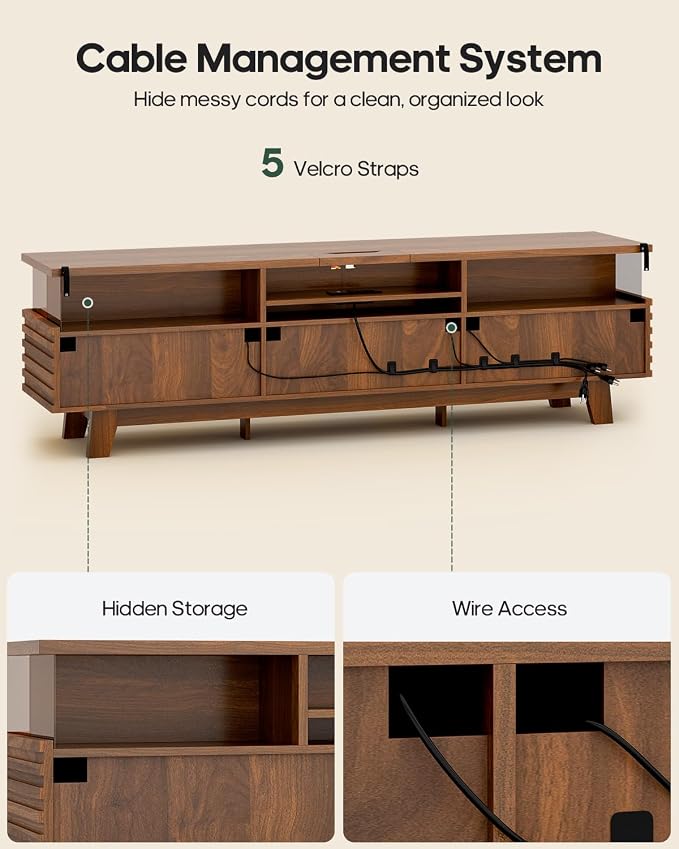 HAUOMS 70.9”TV Stand for Living Room - Image 6