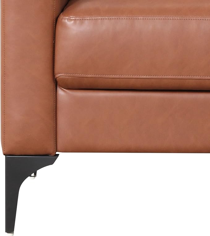 Serta Triton 55.5" Loveseat, Transitional Modern, Dreamcoil Comfort, Metal Legs - Image 8