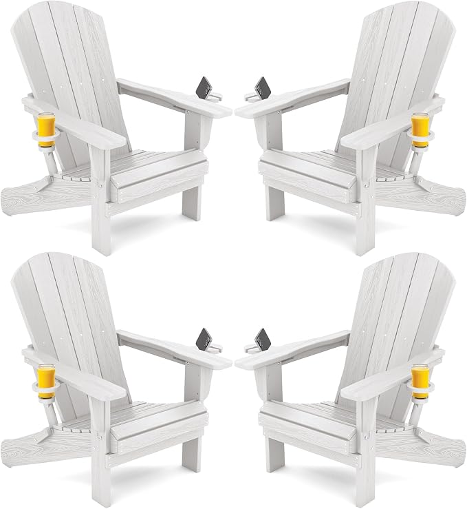 SERWALL Adirondack Chair with Cup Holders by SERWALL