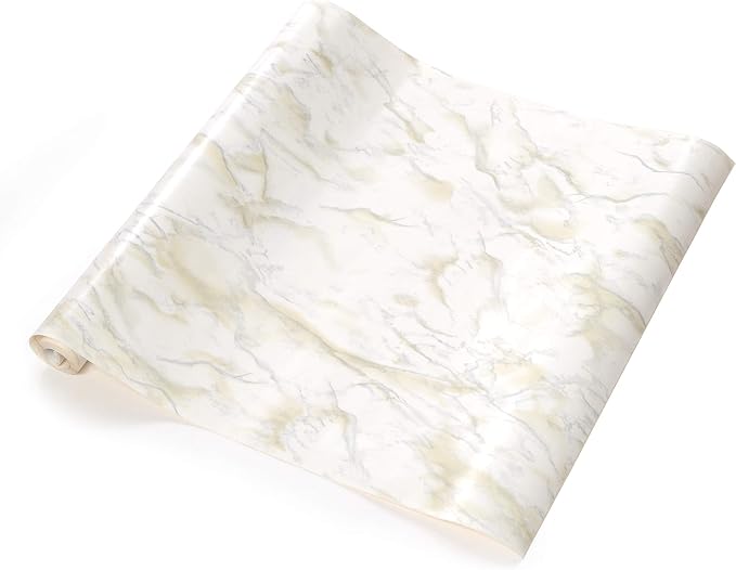 Con-Tact Brand Creative Covering, Self-Adhesive Shelf Liner, Marble White - Image 2